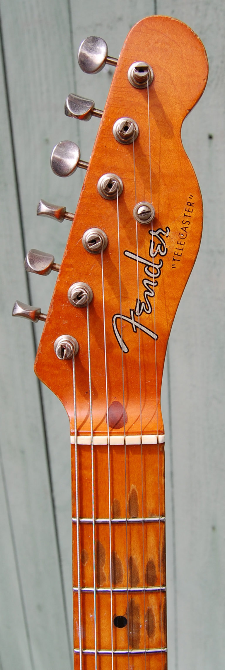 1984 Fender Vintage ’52 reissue Telecaster head stock Joe The Guitarman